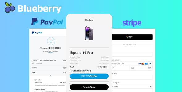 Blueberry - Checkout de pagamento para integração em projetos PHP