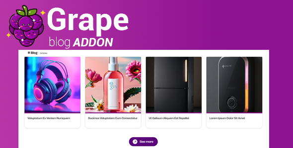 Grape - Addon blog